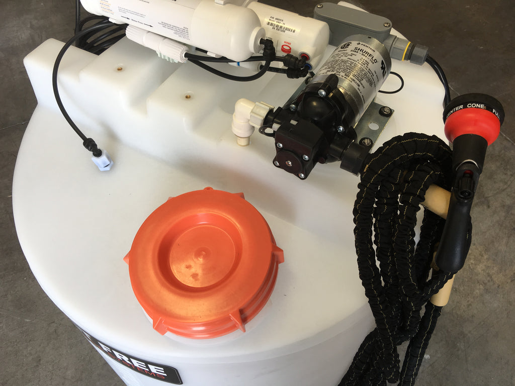 Auto Rinser 75 GPD Large Capacity Spot Free Car Rinse System with a 75 Gallon Stor ...