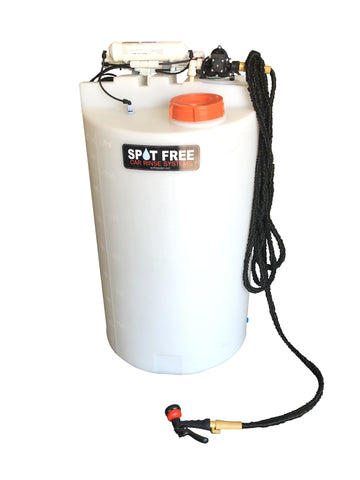 75 GPD Large Capacity Spot Free Car Rinse System with a 75 Gallon Storage Tank